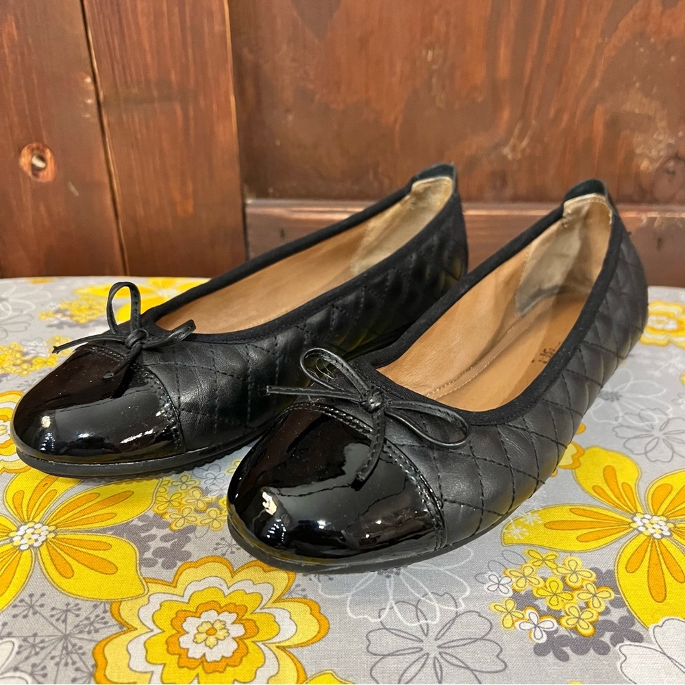 Josef Seibel Black Quilted Flats